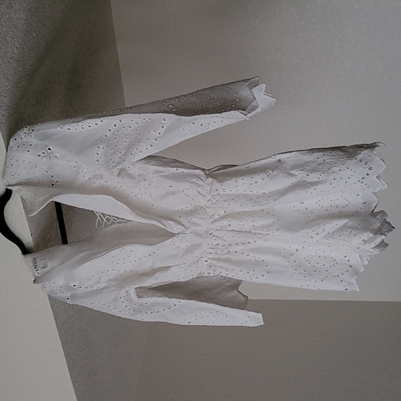 White crochet romper - Picture 3 of 6